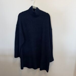 Zara Navy Long Sleeve Dress